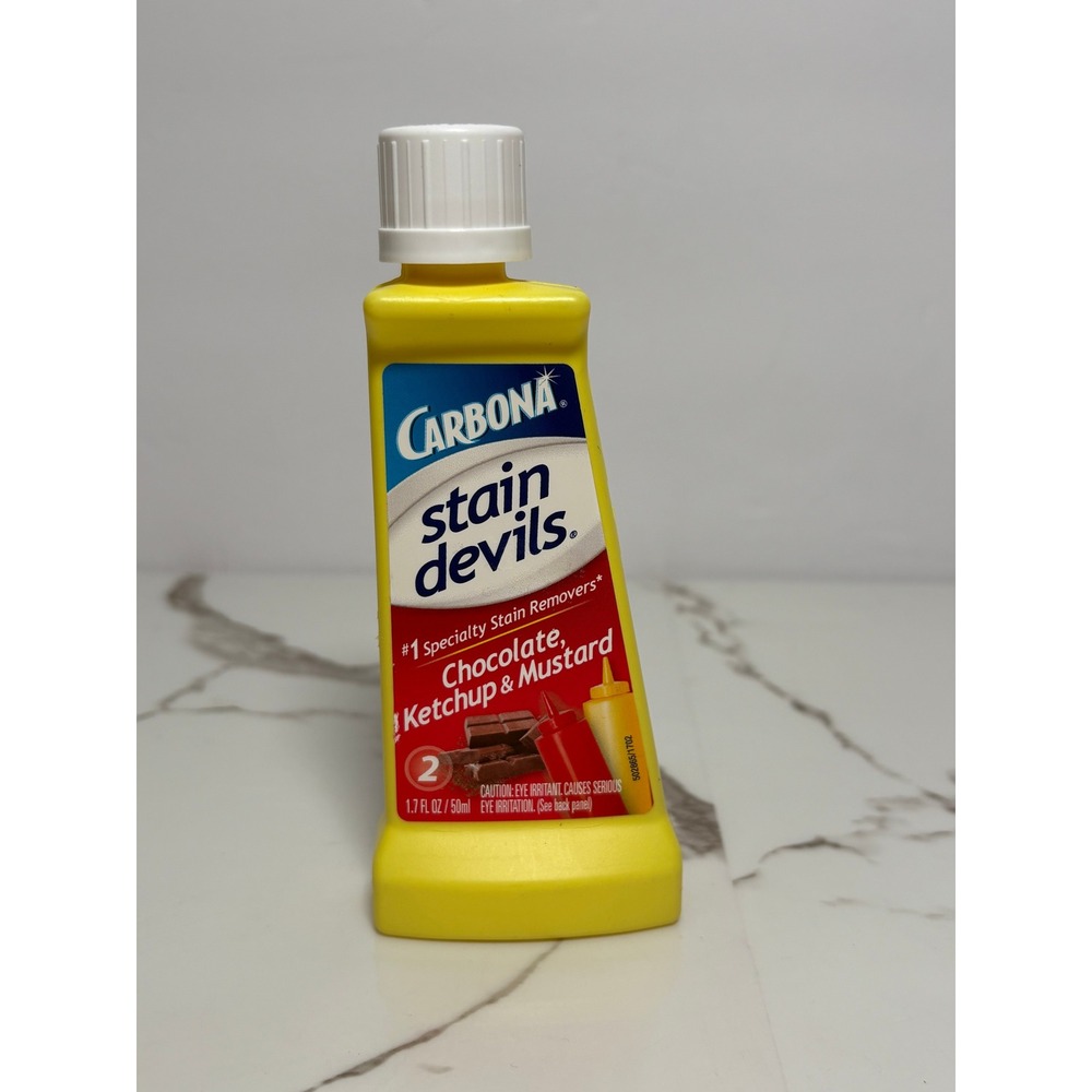 Carbona Stain Devils 2 Specialty Stain Remover Chocolate Ketchup Mustard‎ 1.7oz